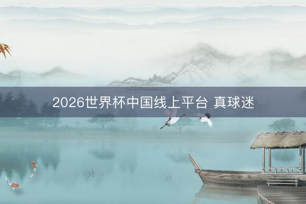 2026世界杯中国线上平台 真球迷